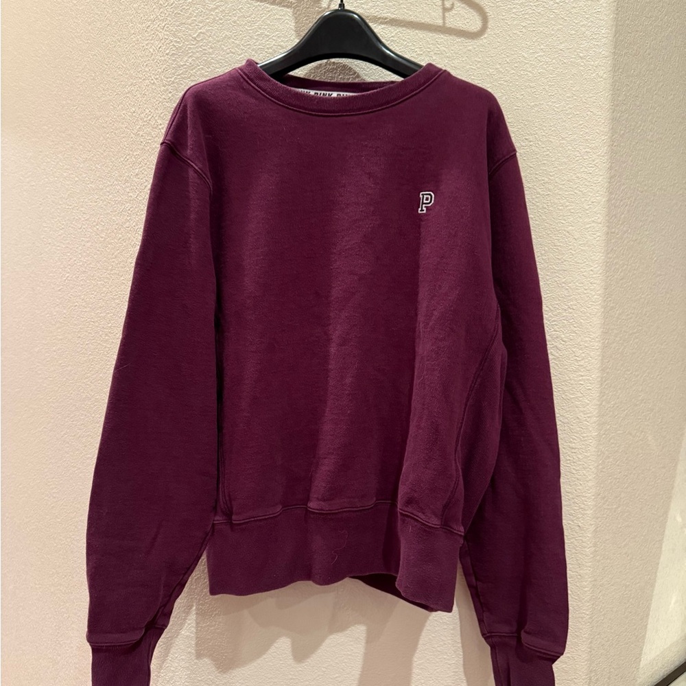 Victoria's Secret Pink Maroon Sweater